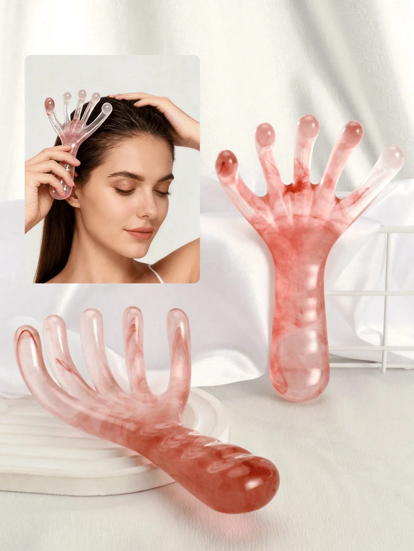 1PC Imitation Finger Scalp Massage Comb ABS Resin Material Round Five-Claw Head Design Head Massage Therapy Comb Muscle Relaxati
1PC Imitation Finger Scalp Massage Comb ABS Resin Material Round Five-Claw Head Design Head Massage Therapy Comb Muscle Relaxati
