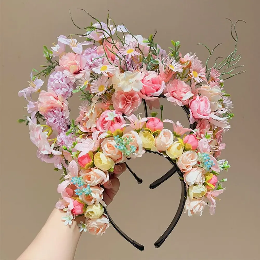 Cloth Quanzhou Head-pinned Flower Headdress Garland Simulation Flower Hair Band Hair Hoop Hair Accessories
Cloth Quanzhou Head-pinned Flower Headdress Garland Simulation Flower Hair Band Hair Hoop Hair Accessories