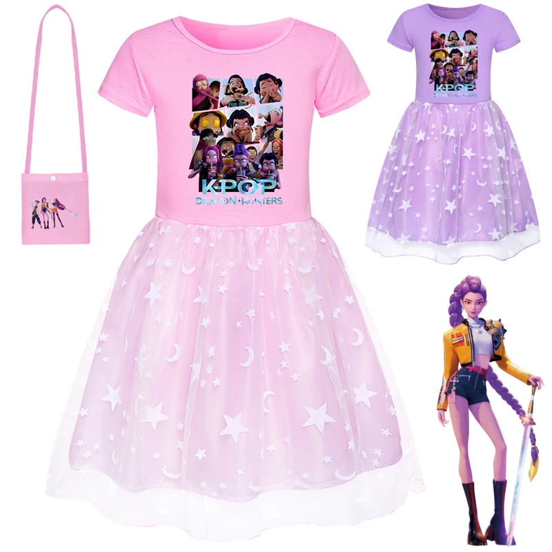 Детское платье KPop «Охотники на демонов» для девочек, платья для косплея с героями мультфильмов Руми Мира, детское платье для девочек, праздничное платье на Хэллоуин
Детское платье KPop «Охотники на демонов» для девочек, платья для косплея с героями мультфильмов Руми Мира, детское платье для девочек, праздничное платье на Хэллоуин