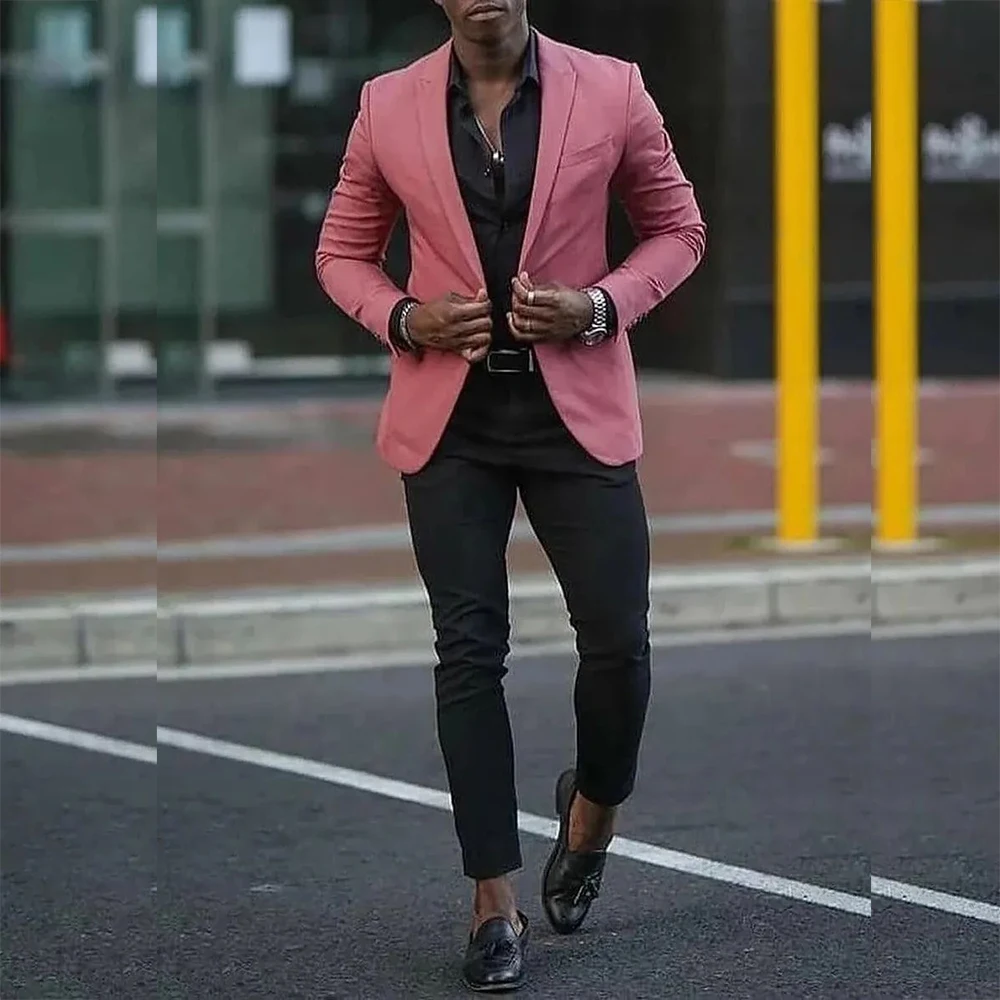 Casual Prom Party Men Suits Slim Fit Male Clothing Single Breasted Regular Length Custom Made 2 Piece Jacket Pants Outfits 2024
Casual Prom Party Men Suits Slim Fit Male Clothing Single Breasted Regular Length Custom Made 2 Piece Jacket Pants Outfits 2024