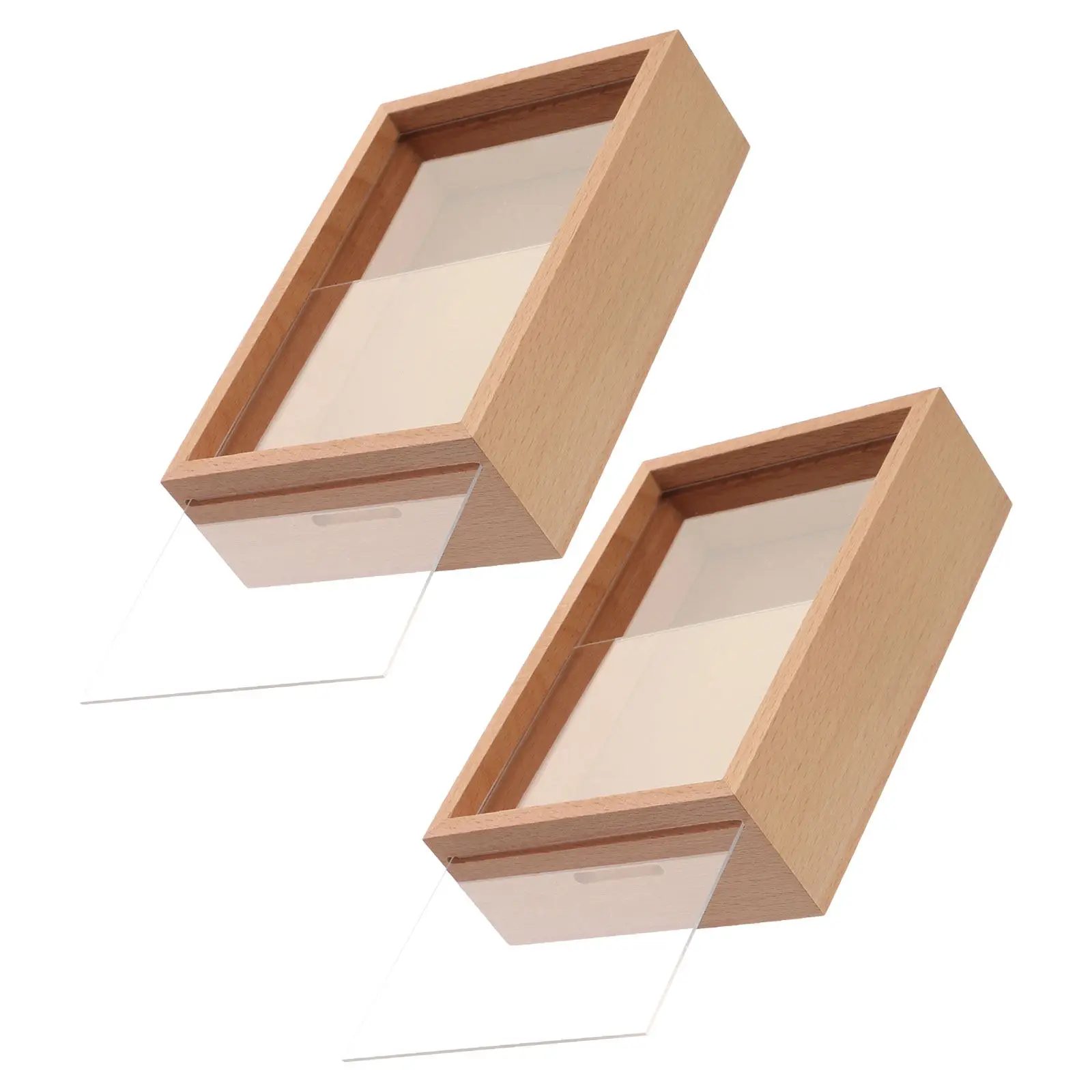 2Pcs Wooden Money Saving Box Top Loading Shadow Box Frame with Transparent Window for Kids Travel Fund Card Storage DIY Photo
2Pcs Wooden Money Saving Box Top Loading Shadow Box Frame with Transparent Window for Kids Travel Fund Card Storage DIY Photo