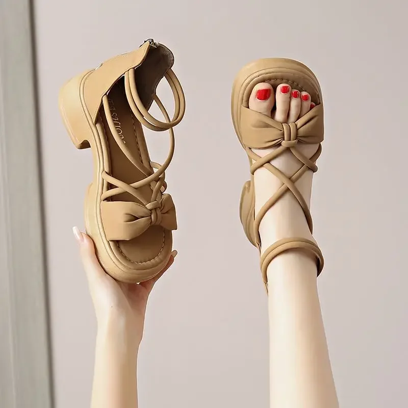 Summer 2025 Comfortable Luxury Platform Open Toe Woman Shoes Vip Cheap Liquidation On Sale High Quality Offers Sandals for Women
Summer 2025 Comfortable Luxury Platform Open Toe Woman Shoes Vip Cheap Liquidation On Sale High Quality Offers Sandals for Women