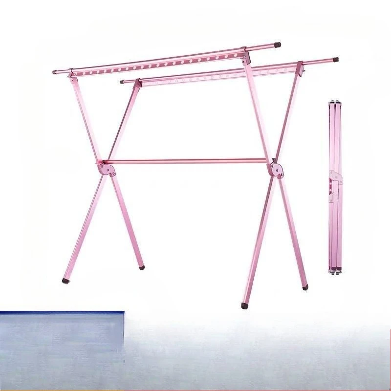 Aluminum alloy, telescopic drying rack, floor folding, double rod type X-shaped drying rack
Aluminum alloy, telescopic drying rack, floor folding, double rod type X-shaped drying rack