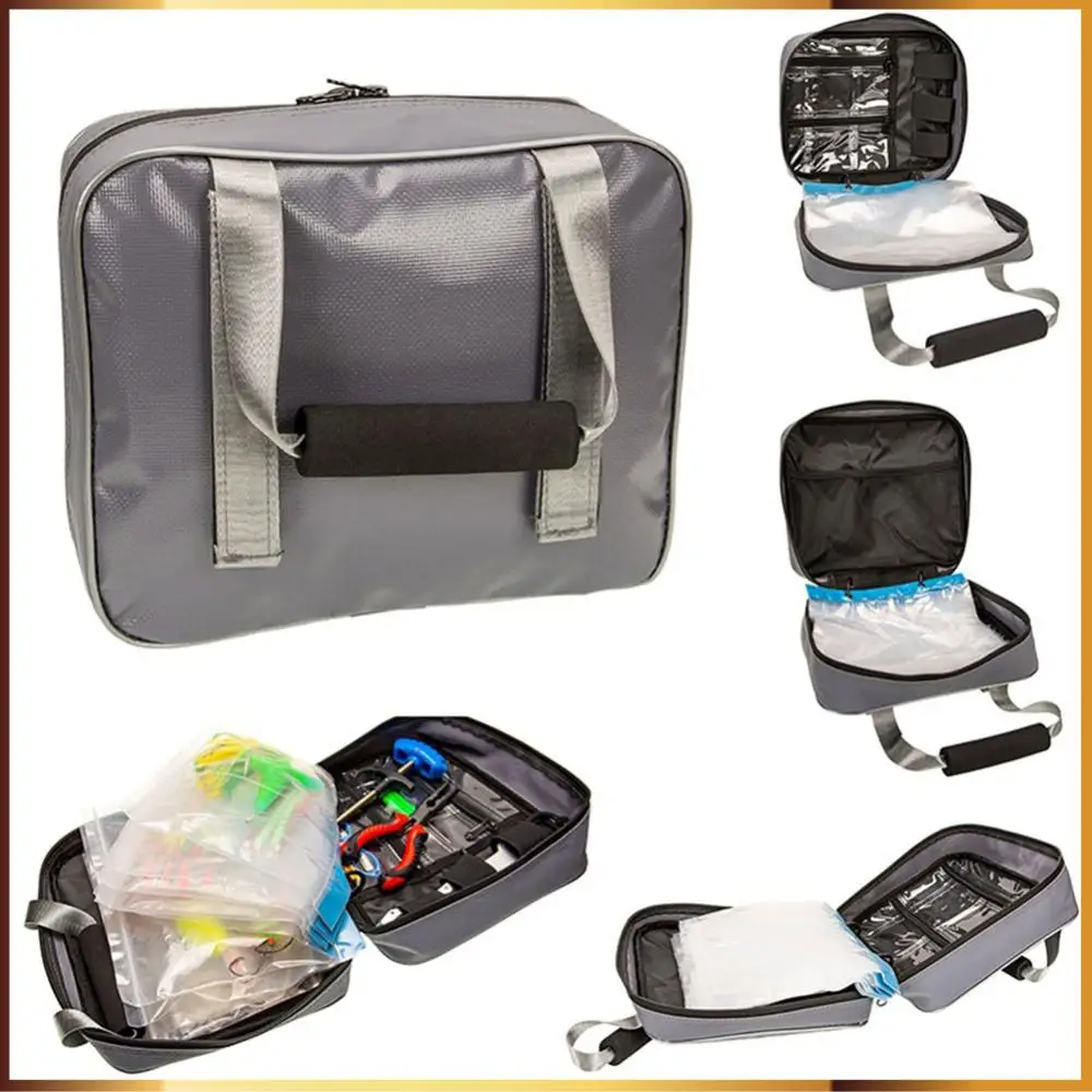 Fishing Tackle Binder Fishing Soft Lure Bag Fishing Lure Soft Bait Storage Bag for Soft Lure Jig Leader Rig
Fishing Tackle Binder Fishing Soft Lure Bag Fishing Lure Soft Bait Storage Bag for Soft Lure Jig Leader Rig