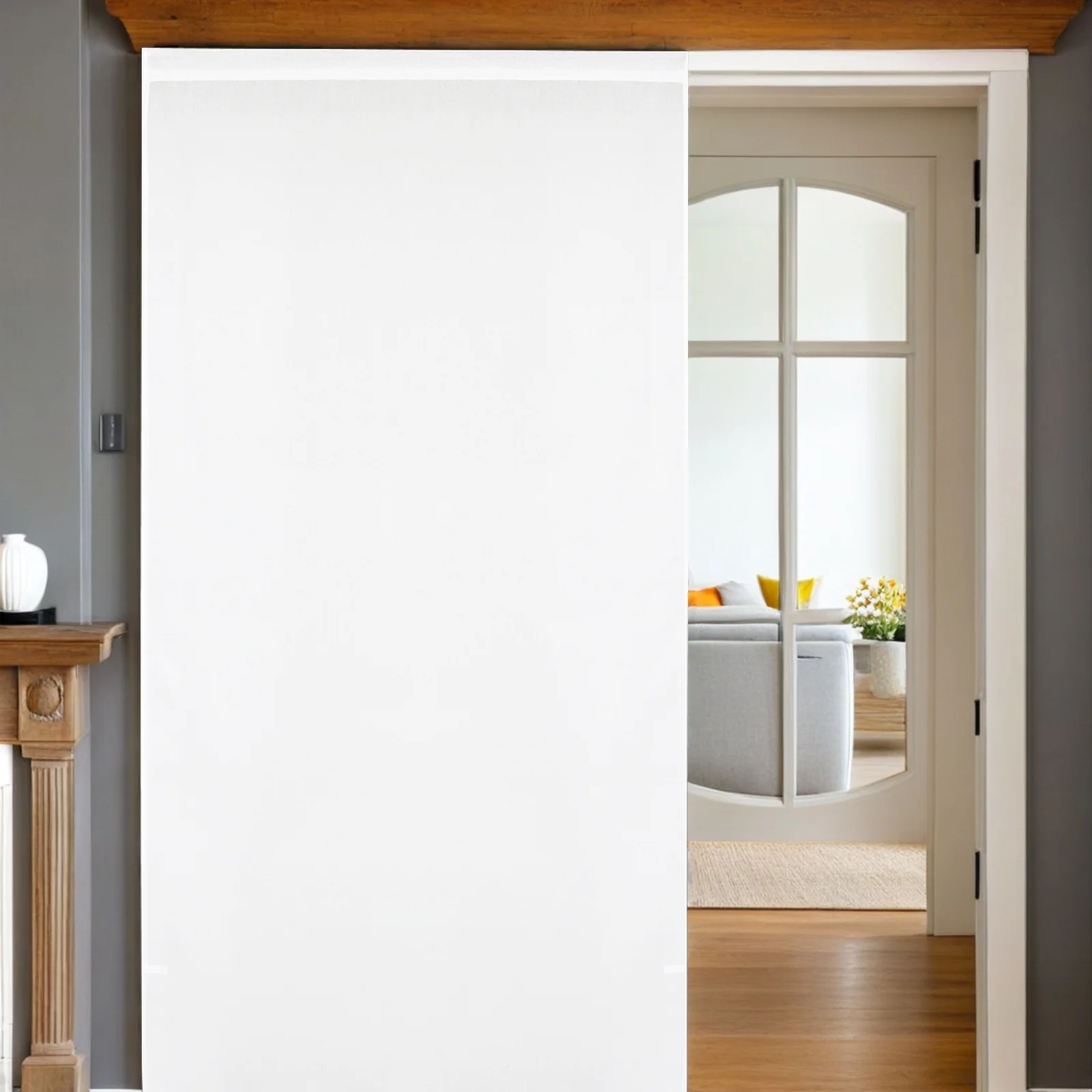 1pcs White Sheer Curtains Light Filtering Semi Transparent Window Drapes For Living Room Bedroom Home Balcony Door Panel
1pcs White Sheer Curtains Light Filtering Semi Transparent Window Drapes For Living Room Bedroom Home Balcony Door Panel