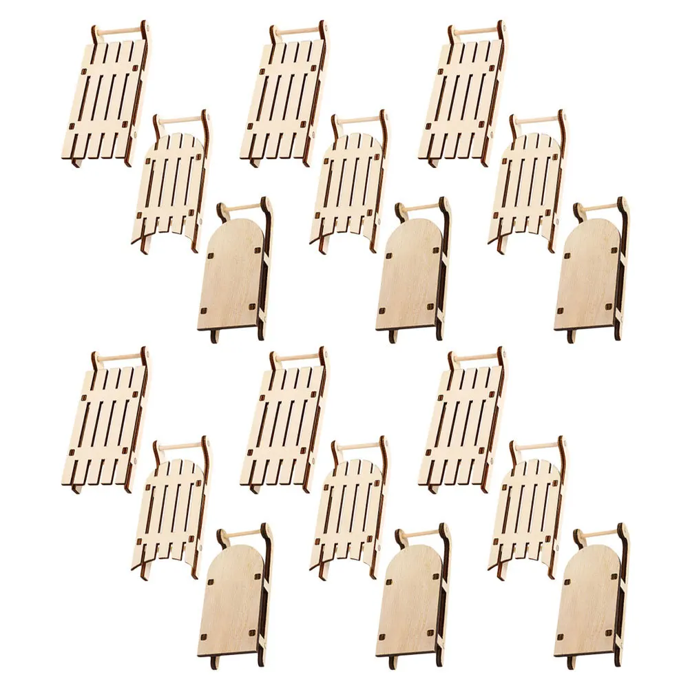 18Pcs Miniature Wood Sleigh Ornament for Christmas Tree Decor Unfinished DIY Craft Sled Holiday Home Decoration
18Pcs Miniature Wood Sleigh Ornament for Christmas Tree Decor Unfinished DIY Craft Sled Holiday Home Decoration