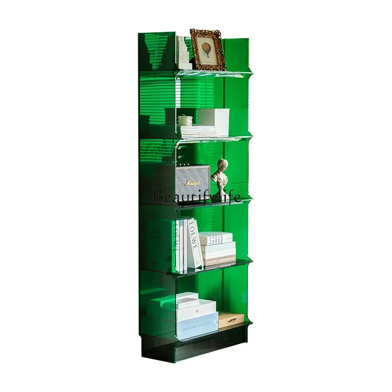 Nordic light luxury acrylic multi-layer floor-to-ceiling bookcase, living room display storage rack
Nordic light luxury acrylic multi-layer floor-to-ceiling bookcase, living room display storage rack