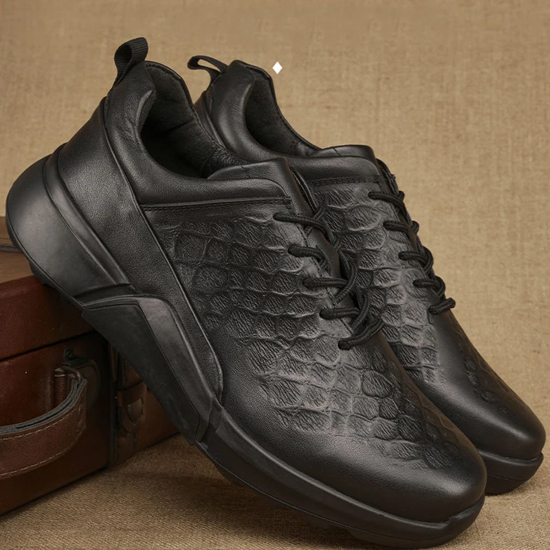 Genuine Leather Shoes Men Trendy Luxury Original Sneakers Good Looking Street Outdoor Walking Sport Travel Business Best Quality
Genuine Leather Shoes Men Trendy Luxury Original Sneakers Good Looking Street Outdoor Walking Sport Travel Business Best Quality