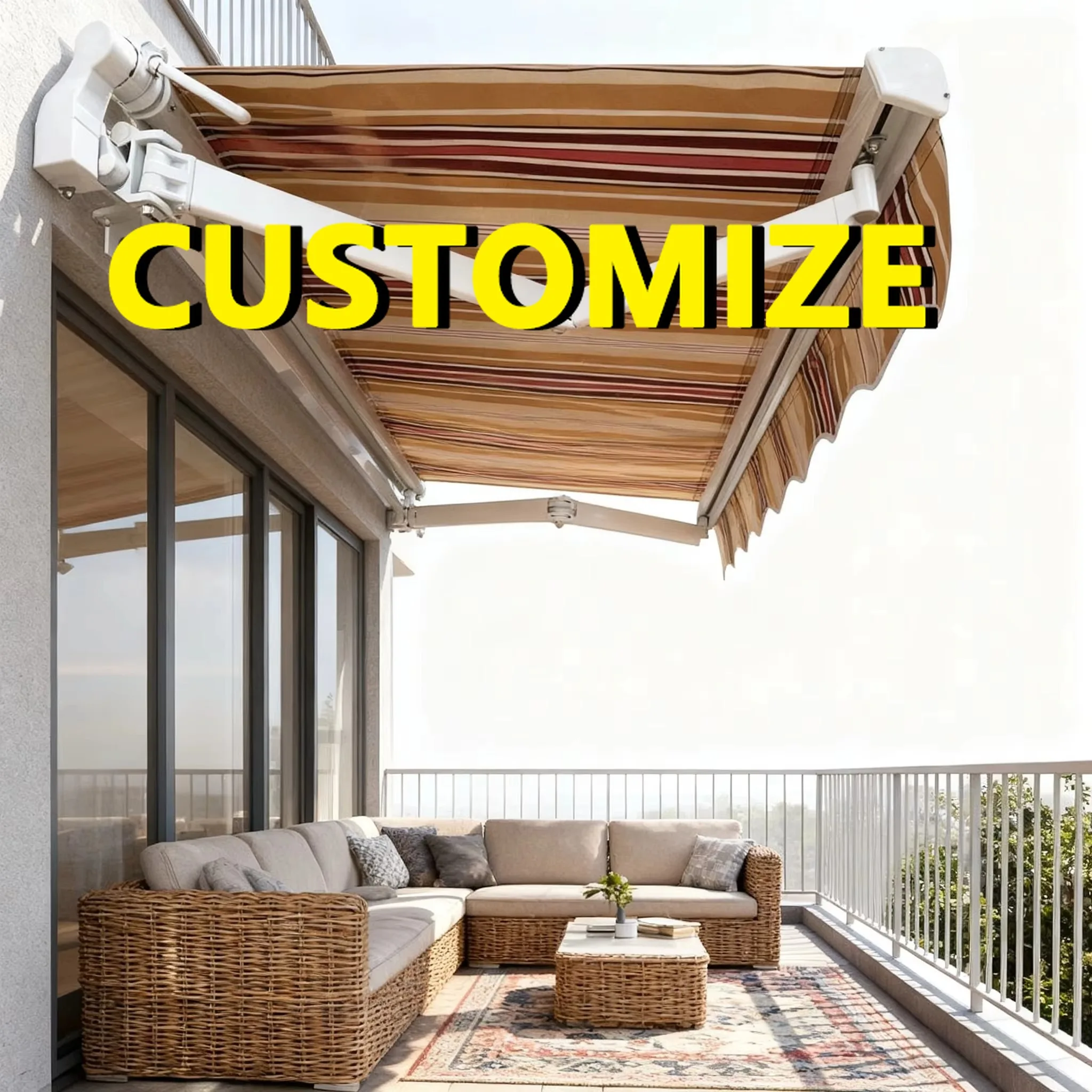 Any Size Custom LED Light Awning Thickened Polyester Fabric Wind Rain Resistant Outdoor Patio Backyard Household Sunshade Facili
Any Size Custom LED Light Awning Thickened Polyester Fabric Wind Rain Resistant Outdoor Patio Backyard Household Sunshade Facili