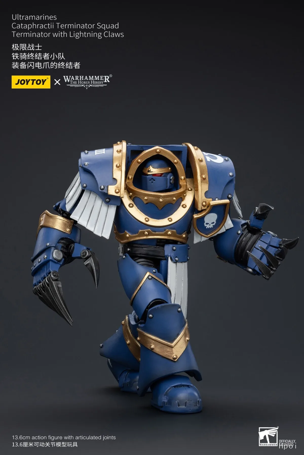 In Stock JOYTOY Warhammer 40K Ultramarines Cataphractii Terminator Squad Terminator With Lightning Claws 1/18 Action Figure
In Stock JOYTOY Warhammer 40K Ultramarines Cataphractii Terminator Squad Terminator With Lightning Claws 1/18 Action Figure