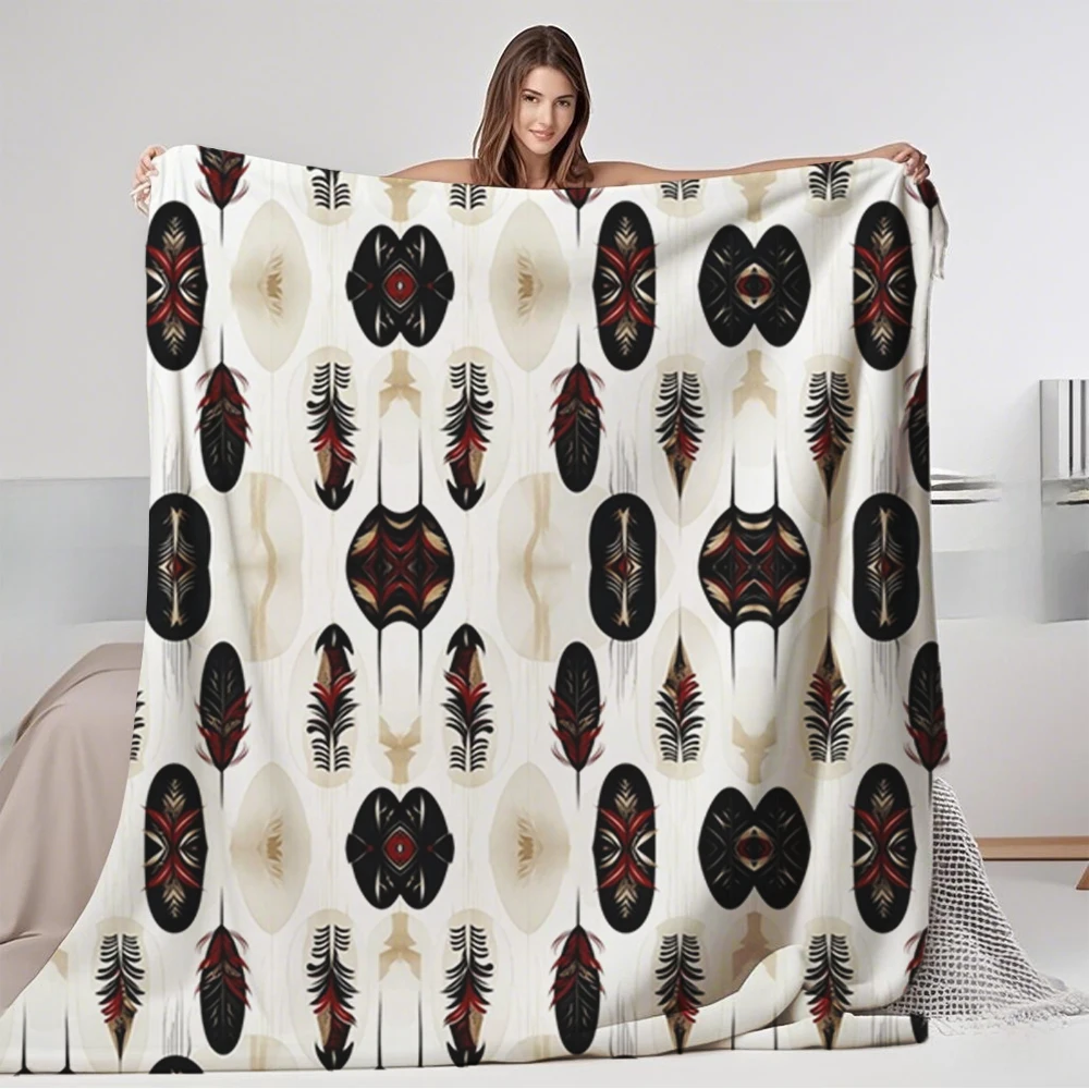 Home Essential Flannel Soft Blanket Ethnic Royalty Abstract Design Bedcover Reversible Blanket Anti-pilling Wrinkle-resistant
Home Essential Flannel Soft Blanket Ethnic Royalty Abstract Design Bedcover Reversible Blanket Anti-pilling Wrinkle-resistant