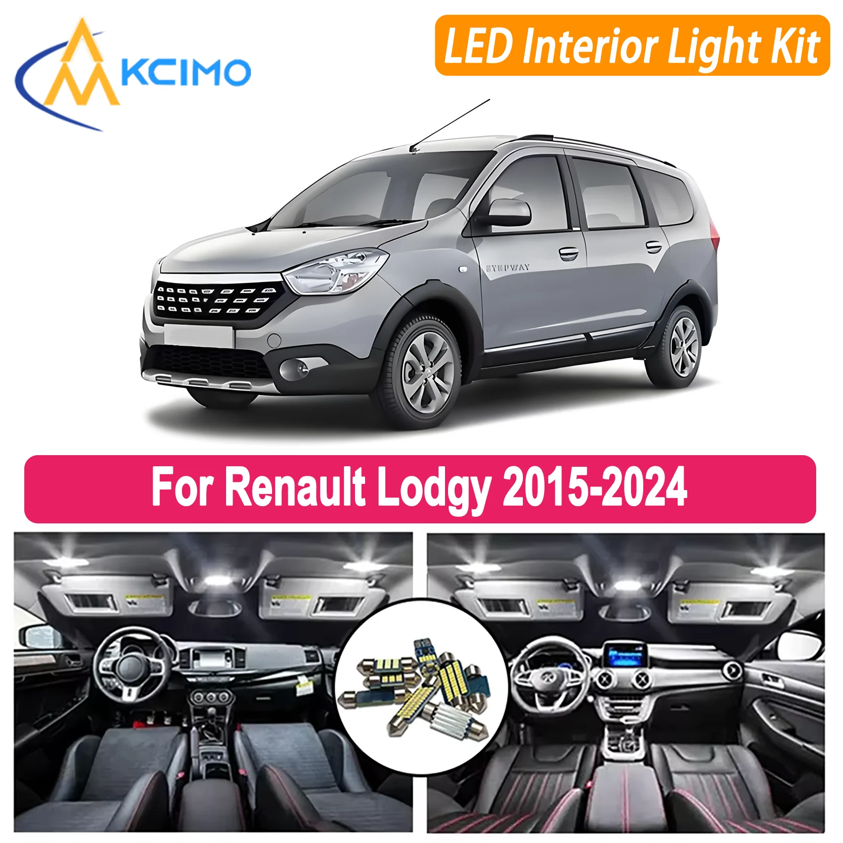 OEM Spec Direct Fit LED Interior Kit for Renault Lodgy 2015-2024 Dome/Map/Trunk Light Upgrade Lamps
OEM Spec Direct Fit LED Interior Kit for Renault Lodgy 2015-2024 Dome/Map/Trunk Light Upgrade Lamps