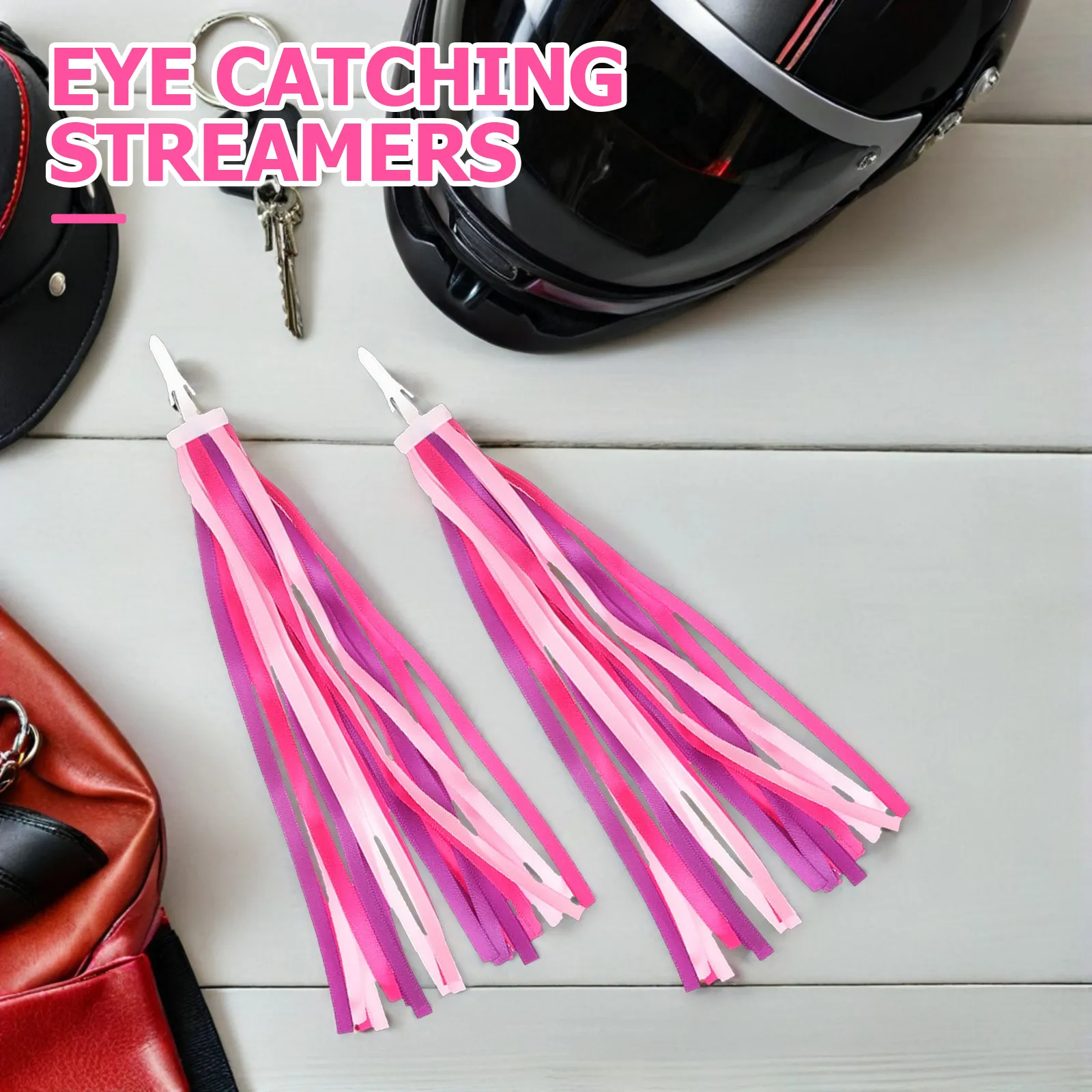 24Pcs Bike Handlebar Streamers Polyester Tassel Ribbons Bicycle Accessories Bright Colorful Decoration for Scooters
24Pcs Bike Handlebar Streamers Polyester Tassel Ribbons Bicycle Accessories Bright Colorful Decoration for Scooters