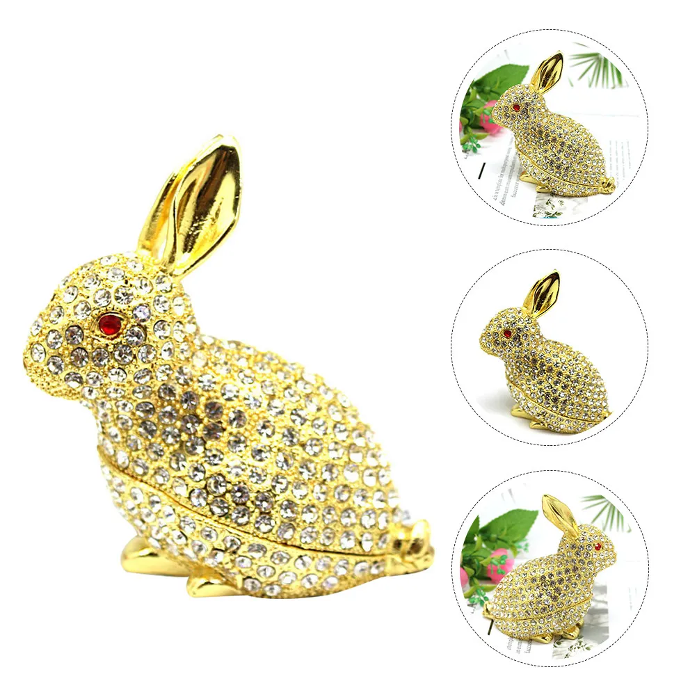 Rabbit Shaped Metal Jewelry Box Alloy Enameled Trinket Holder for Earrings Rings Pendants Desktop Office Dresser Decor Vintage
Rabbit Shaped Metal Jewelry Box Alloy Enameled Trinket Holder for Earrings Rings Pendants Desktop Office Dresser Decor Vintage