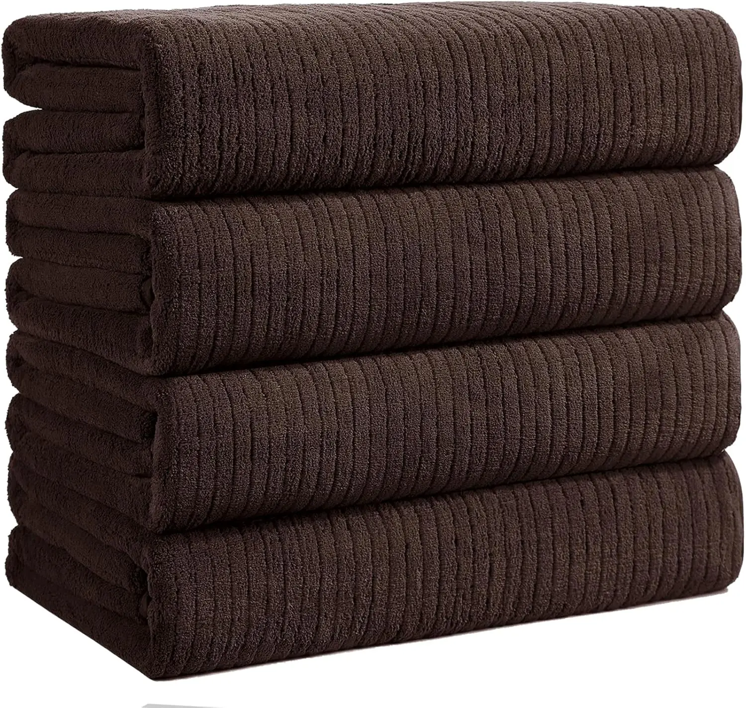 Luxury 4-Pack Extra Large Bath Towels 35x70 Inches - Ultra Soft, Highly Absorbent & Quick Dry Microfiber for Bathroom, Beach, Gym, Spa (Brown)
Luxury 4-Pack Extra Large Bath Towels 35x70 Inches - Ultra Soft, Highly Absorbent & Quick Dry Microfiber for Bathroom, Beach, Gym, Spa (Brown)