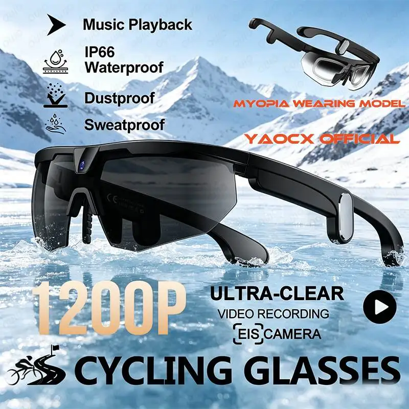 2026 New Sports Smart Glasses 8MP HD Camera Recording Function Myopia Wearable Translation IP66 Anti-Shake Outdoor Smart Glasses
2026 New Sports Smart Glasses 8MP HD Camera Recording Function Myopia Wearable Translation IP66 Anti-Shake Outdoor Smart Glasses