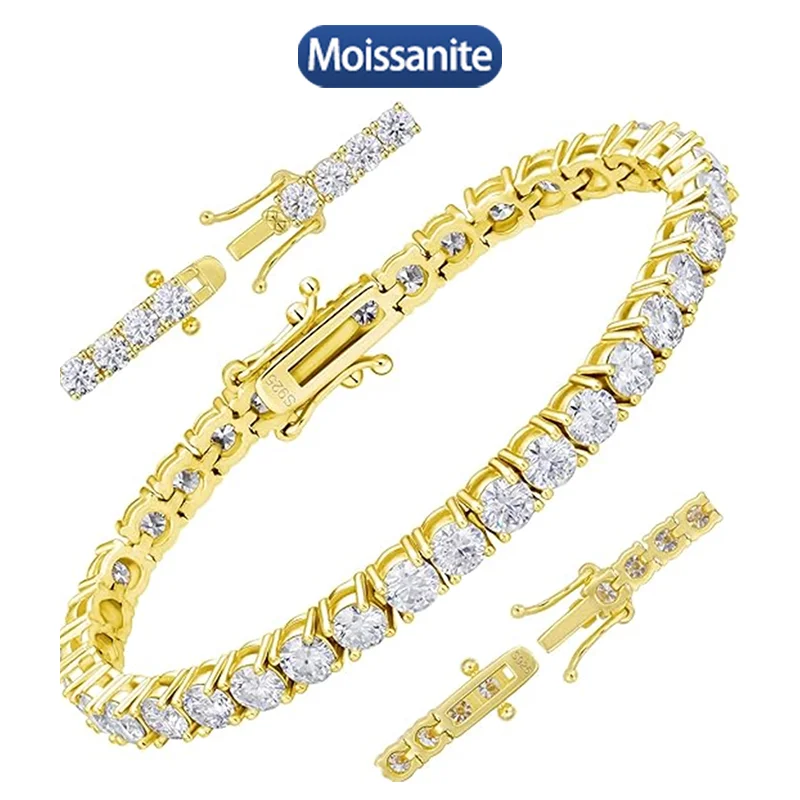 S925 Silver Moissanite 2-3mm tennis bracelet electroplated 18k white exquisite fashion light luxury design women bracelet
S925 Silver Moissanite 2-3mm tennis bracelet electroplated 18k white exquisite fashion light luxury design women bracelet