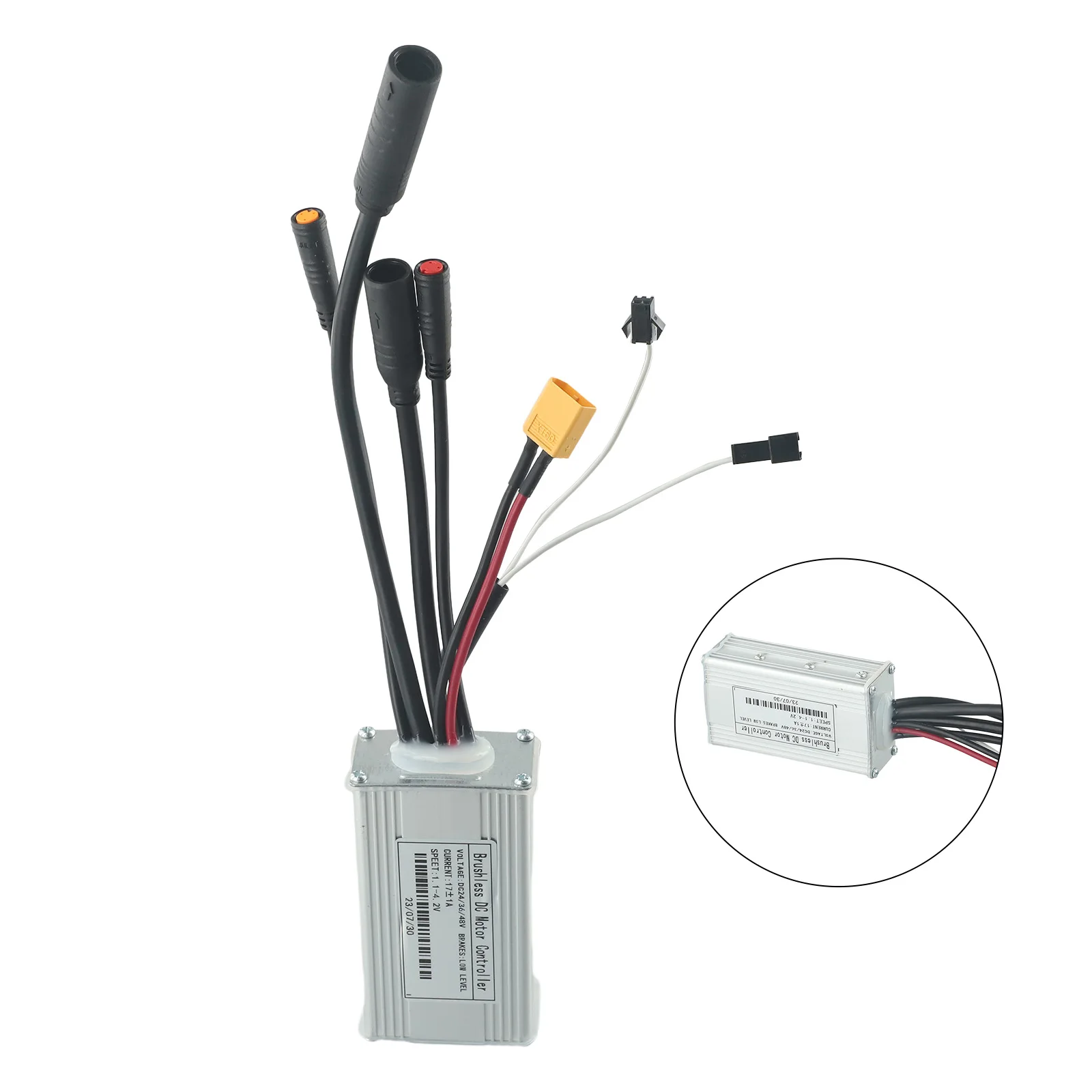 17A Ebike Controller 24V36V48V-17A 350W 6 Mosfets Ebike Kit Sine Wave Three-mode Electric Bike Replacement Parts
17A Ebike Controller 24V36V48V-17A 350W 6 Mosfets Ebike Kit Sine Wave Three-mode Electric Bike Replacement Parts