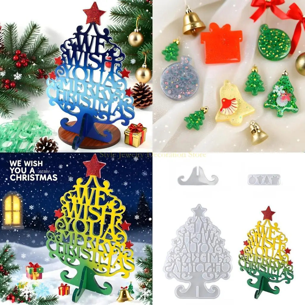 D46E Silicone Figurine Mold Christmas Tree Crafting Moulds Silicone Texture Suitable for Party Decorating Projects and Home
D46E Silicone Figurine Mold Christmas Tree Crafting Moulds Silicone Texture Suitable for Party Decorating Projects and Home