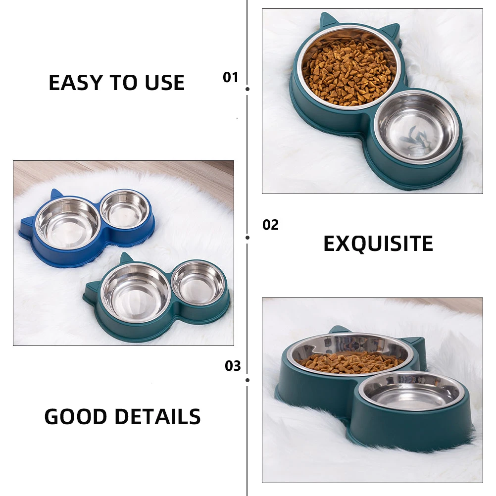 Stainless Steel Cat Ear Shaped Feeding Bowl for Cats Dogs Cat Ear Shaped Bowl Water Food Container Non Slip Durable Safe
Stainless Steel Cat Ear Shaped Feeding Bowl for Cats Dogs Cat Ear Shaped Bowl Water Food Container Non Slip Durable Safe