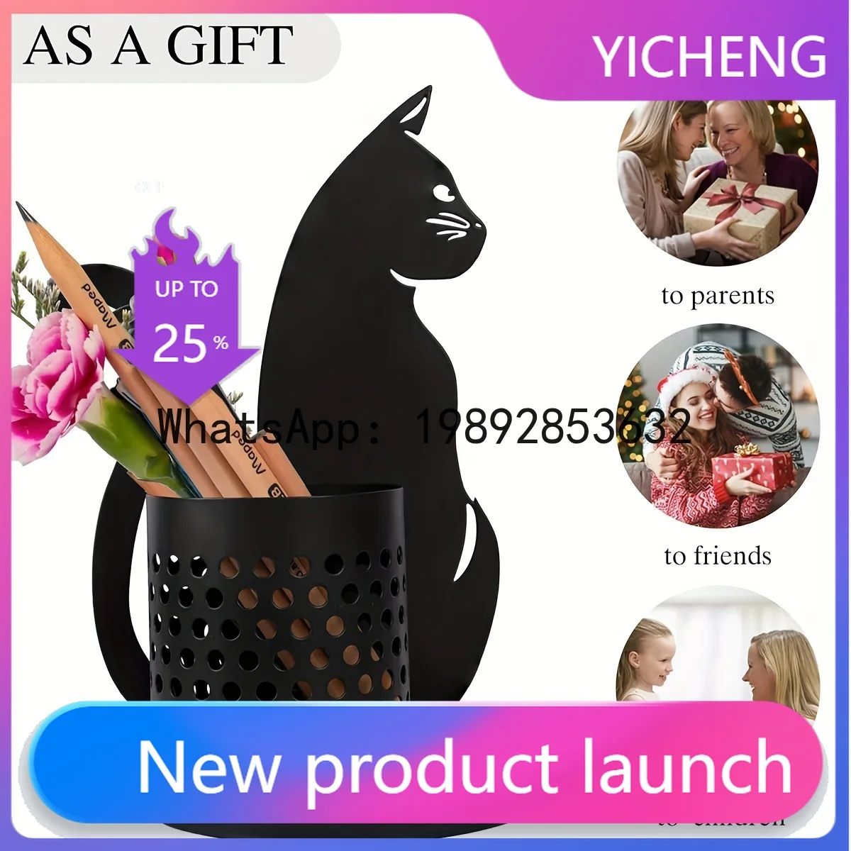 Pen holder iron art creative minimalist office desktop decoration desk storage pen holder crafts
Pen holder iron art creative minimalist office desktop decoration desk storage pen holder crafts