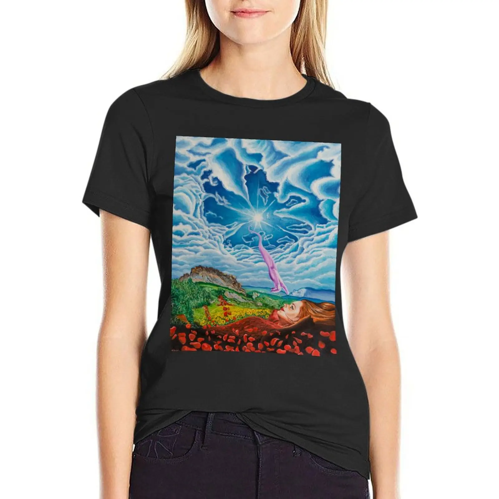 Awakening T-Shirt new edition animal print Short sleeve tee summer top t-shirt dress for Women long
Awakening T-Shirt new edition animal print Short sleeve tee summer top t-shirt dress for Women long