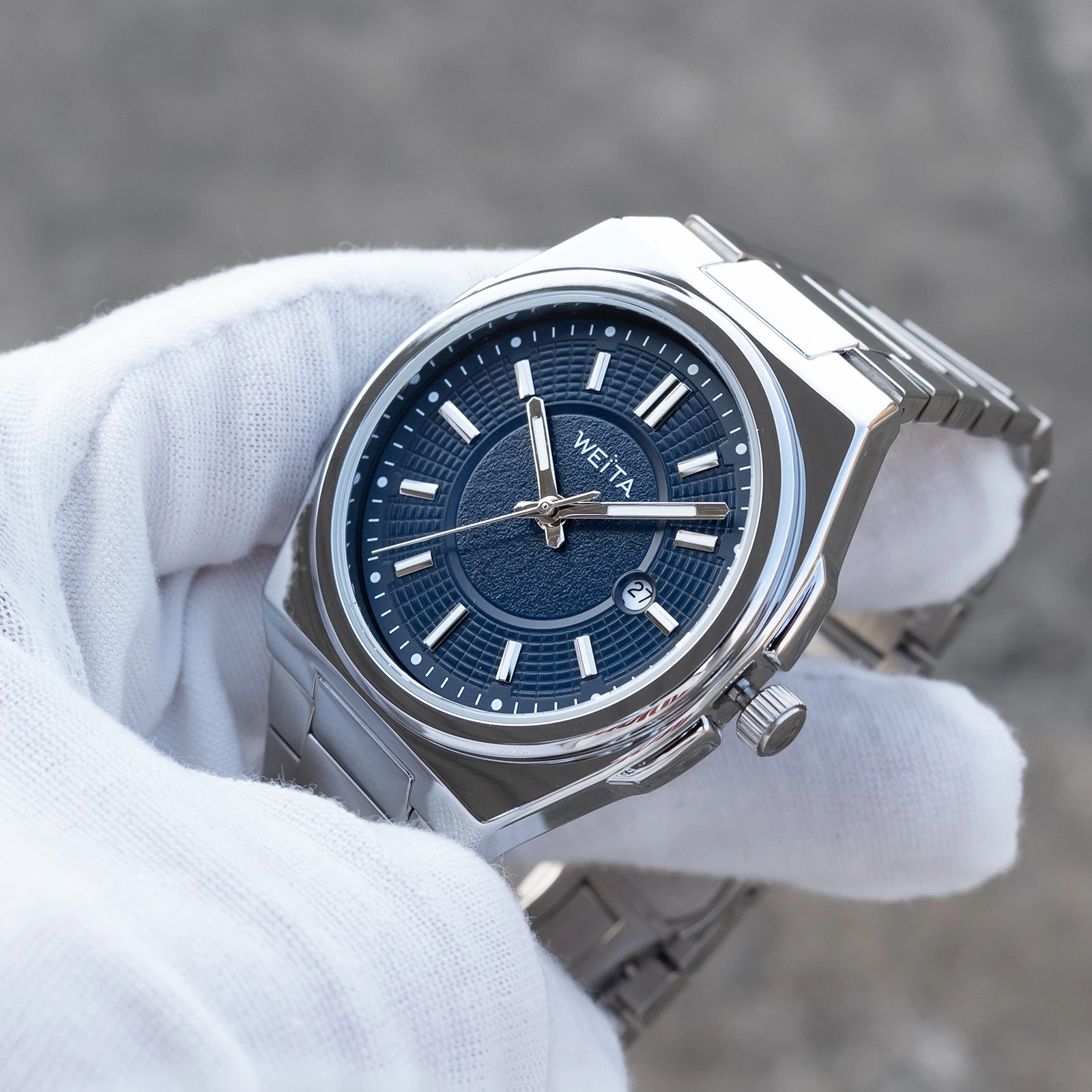 Мужские часы Weita 42 мм, роскошные, с синим циферблатом, браслетом из нержавеющей стали, кварцевым механизмом, отображением даты, деловые наручные часы WT2100
Мужские часы Weita 42 мм, роскошные, с синим циферблатом, браслетом из нержавеющей стали, кварцевым механизмом, отображением даты, деловые наручные часы WT2100
