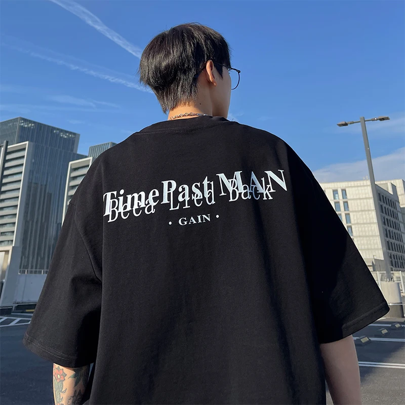 Men's Cotton T-shirts Plain Mens T Shirt Casual Summer Wear Oversized Letter Print Black Fashion Tee Shirts for Men New Clothes
Men's Cotton T-shirts Plain Mens T Shirt Casual Summer Wear Oversized Letter Print Black Fashion Tee Shirts for Men New Clothes