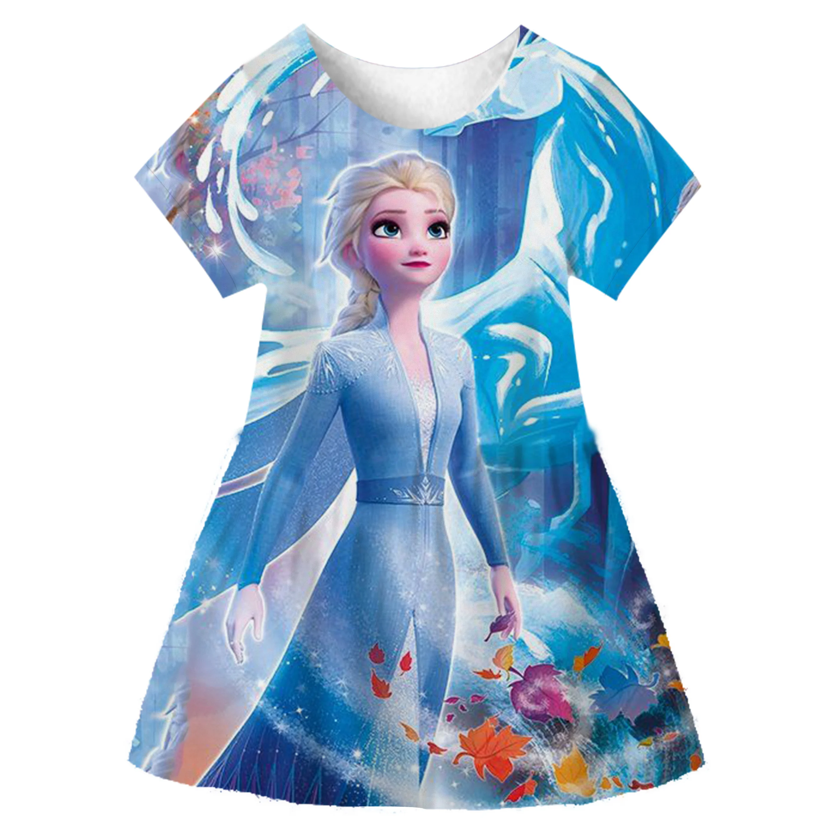 Summer Kids Dresses for Girls Frozen Elsa Short Sleeve Princess Dresses Vestidos Birthday Little Children Costume Girl Outfits
Summer Kids Dresses for Girls Frozen Elsa Short Sleeve Princess Dresses Vestidos Birthday Little Children Costume Girl Outfits