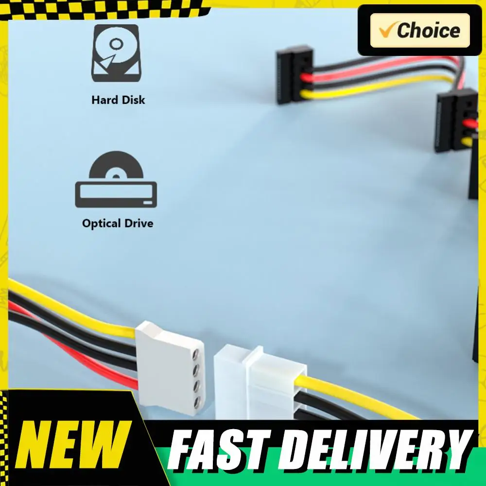 Power Cable Server DIY Splitter Cord SATA 1 to 5 SATA Hard Disk Power Supply Splitter Adapter Cable Cord for PC Sever
Power Cable Server DIY Splitter Cord SATA 1 to 5 SATA Hard Disk Power Supply Splitter Adapter Cable Cord for PC Sever