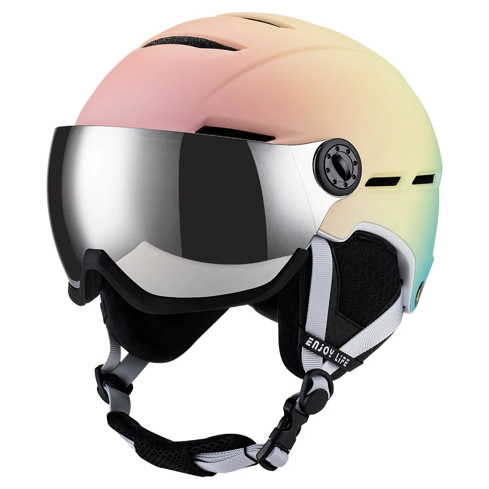 Safe Double Design Skiing Helmet Carbon Fiber Helmet Ski Lovely Moon Ski Helmet on Sale
Safe Double Design Skiing Helmet Carbon Fiber Helmet Ski Lovely Moon Ski Helmet on Sale
