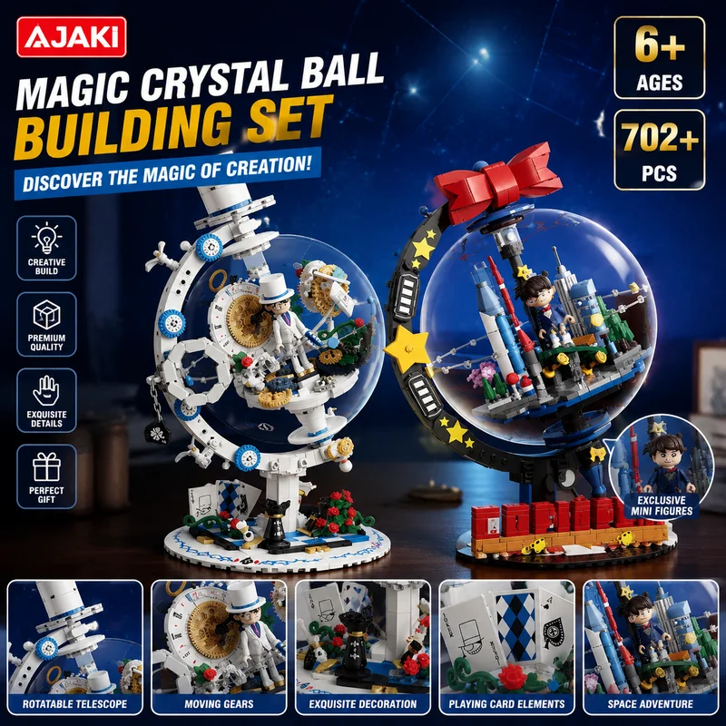 TOPTOY JAKI Building Blocks Detective Conan Globe Kaito Kid Merchandise Collectible Display Ornament Ideal Gift For Anime Fans
TOPTOY JAKI Building Blocks Detective Conan Globe Kaito Kid Merchandise Collectible Display Ornament Ideal Gift For Anime Fans