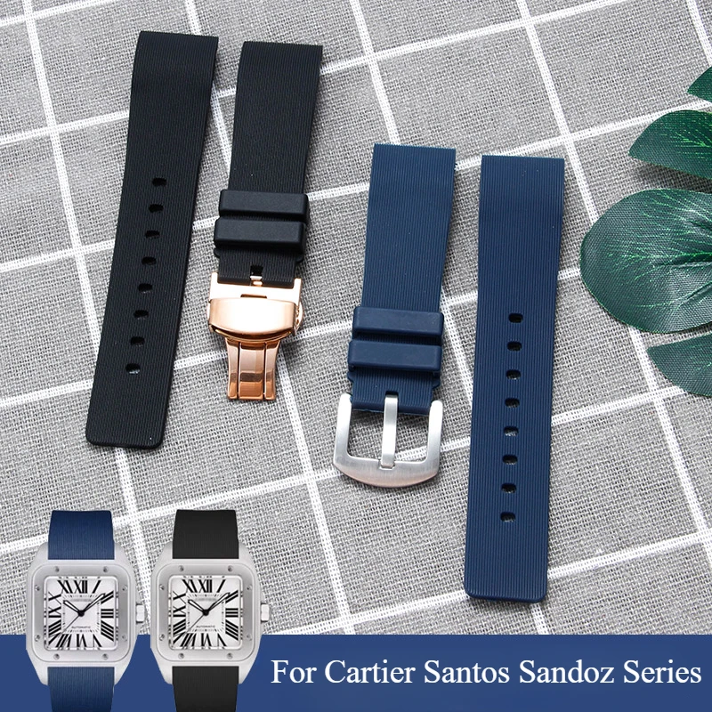 Для Cartier 20 23 мм Santos Sandoz силиконовый материал стальная пряжка унисекс устойчивый к высоким температурам ремешок для спортивных часов на открытом воздухе
Для Cartier 20 23 мм Santos Sandoz силиконовый материал стальная пряжка унисекс устойчивый к высоким температурам ремешок для спортивных часов на открытом воздухе