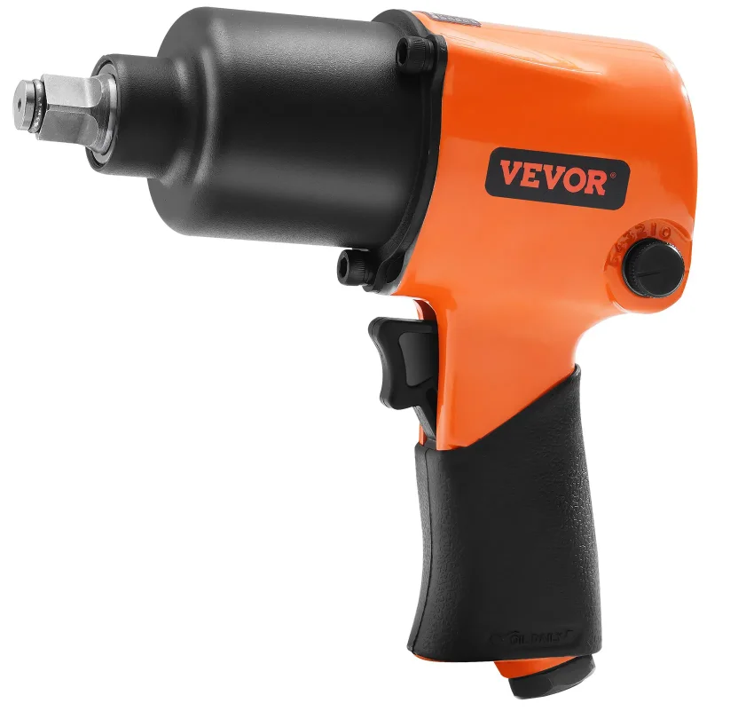 Air Impact Wrench, 1/2" Drive Air Impact Gun Up to 880ft-lbs Nut-busting Torque, 7500RPM Lightweight Pneumatic Tool for Au 
Air Impact Wrench, 1/2" Drive Air Impact Gun Up to 880ft-lbs Nut-busting Torque, 7500RPM Lightweight Pneumatic Tool for Au