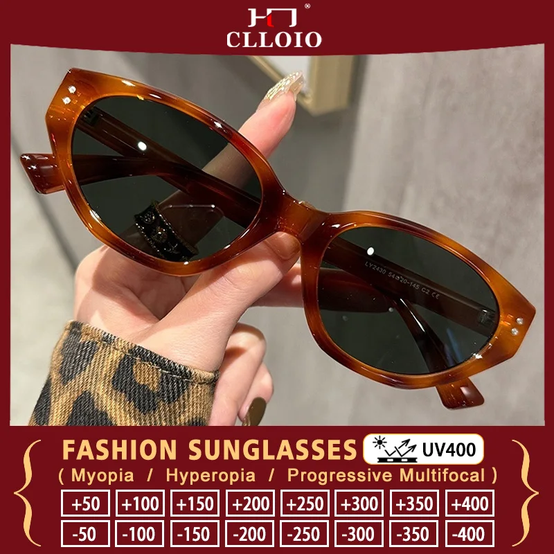 CLLOIO Fashion Small Cat Eye Prescription Reading Sunglasses Beach Party Travel Driving Myopia Glasses Women Multifocal Eyewear
CLLOIO Fashion Small Cat Eye Prescription Reading Sunglasses Beach Party Travel Driving Myopia Glasses Women Multifocal Eyewear