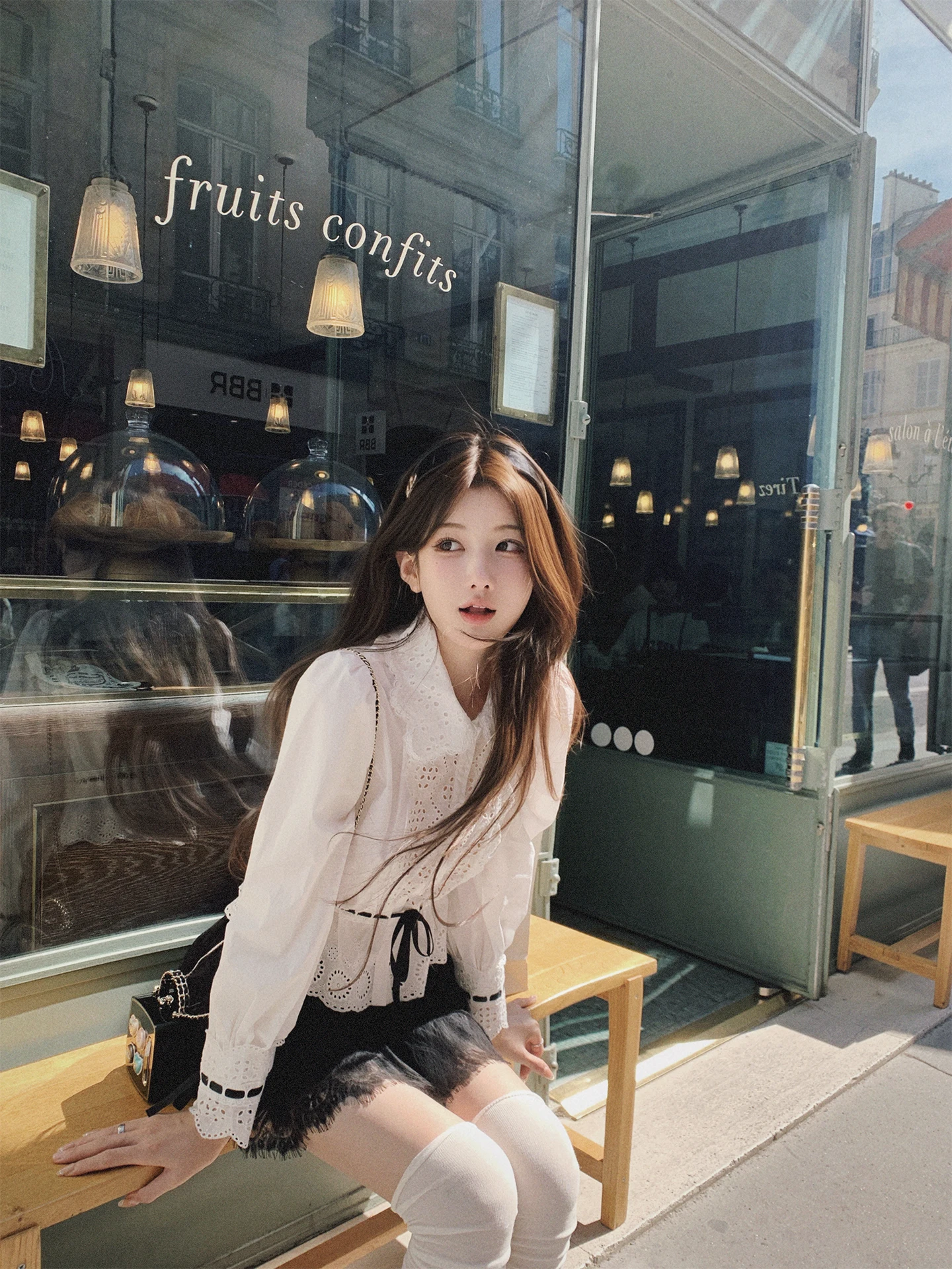 Bigking ort White irt Women's Autumn Waist Design High Waist Hollow out Top f Skirt Set Sweet Sle Pure Cotton Long S...
Bigking ort White irt Women's Autumn Waist Design High Waist Hollow out Top f Skirt Set Sweet Sle Pure Cotton Long S...