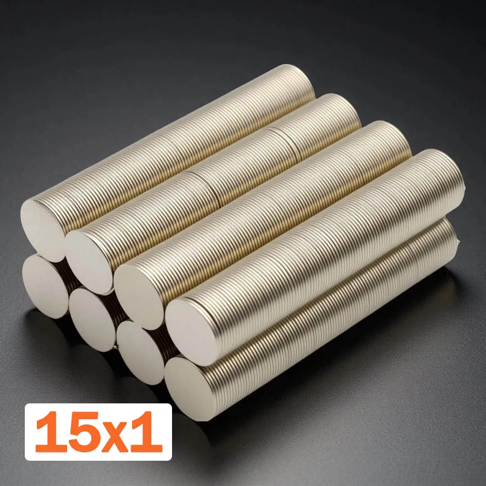 15x1mm Super Strong Magnet N35 Round Magnetic NdFeB Neodymium Magnet Powerful Disc imanes Refrigerator Magnets
15x1mm Super Strong Magnet N35 Round Magnetic NdFeB Neodymium Magnet Powerful Disc imanes Refrigerator Magnets 