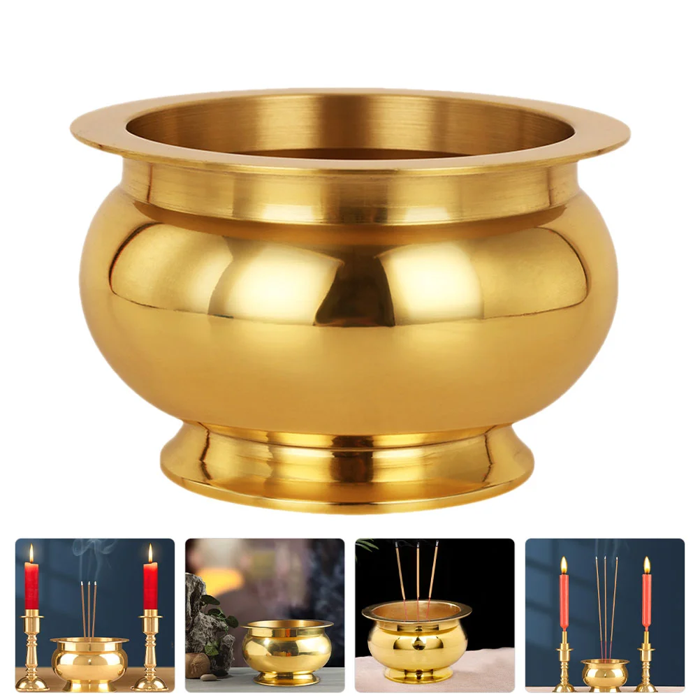 Copper Incense Burner Buddha Censer Vintage Holder Chic Aroma Meditation Ornament Decoration Living Room Temple Ornaments
Copper Incense Burner Buddha Censer Vintage Holder Chic Aroma Meditation Ornament Decoration Living Room Temple Ornaments