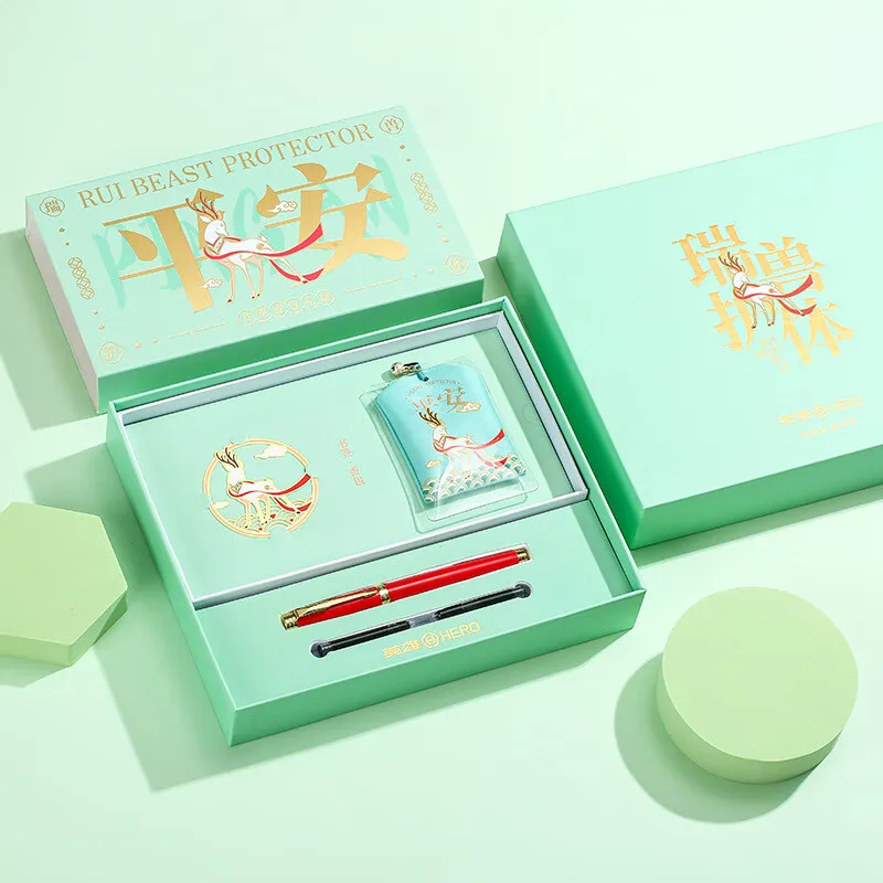 Elegant Hero Chinese Style Gift Box Premium Calligraphy Pen Set for Writing and Collecting Ideal Gift Fountain Pens
Elegant Hero Chinese Style Gift Box Premium Calligraphy Pen Set for Writing and Collecting Ideal Gift Fountain Pens