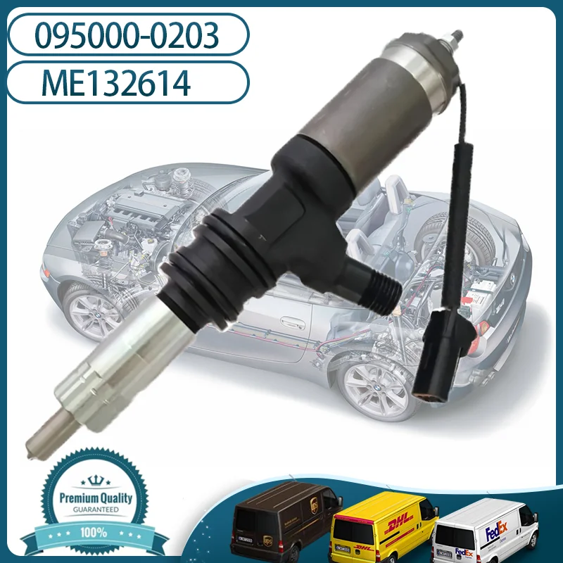 095000-0203 ME132614 Common Rail Fuel Injector for Mitsubishi Fuso Truck FH FK FM 6M60 6M60T Engine
095000-0203 ME132614 Common Rail Fuel Injector for Mitsubishi Fuso Truck FH FK FM 6M60 6M60T Engine