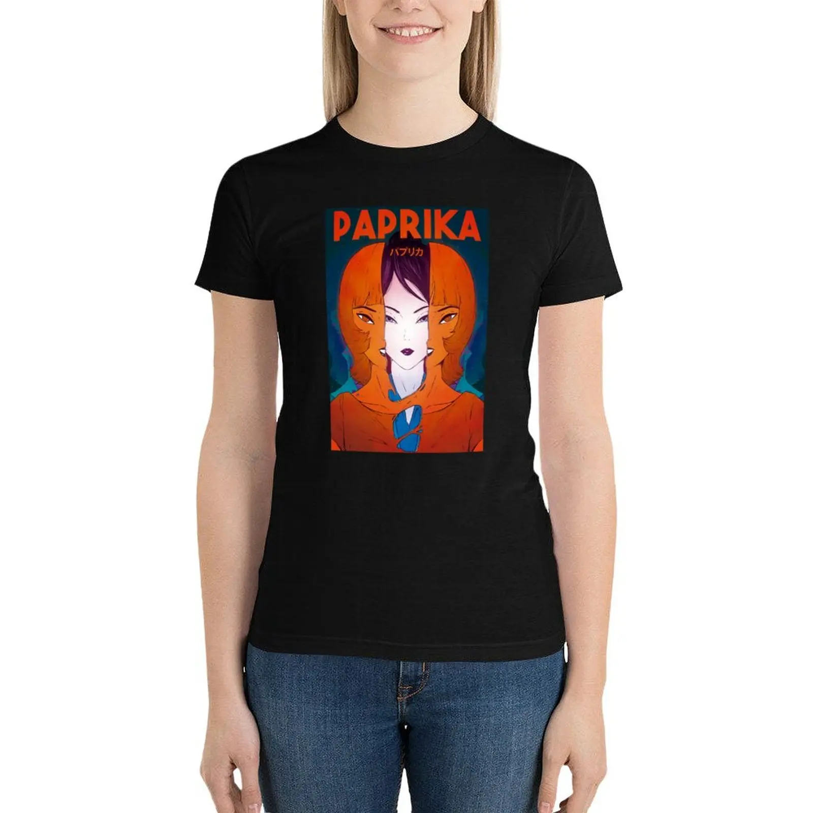 Paprika movie T-Shirt hippie clothes kawaii clothes tops lady clothes Woman clothing
Paprika movie T-Shirt hippie clothes kawaii clothes tops lady clothes Woman clothing