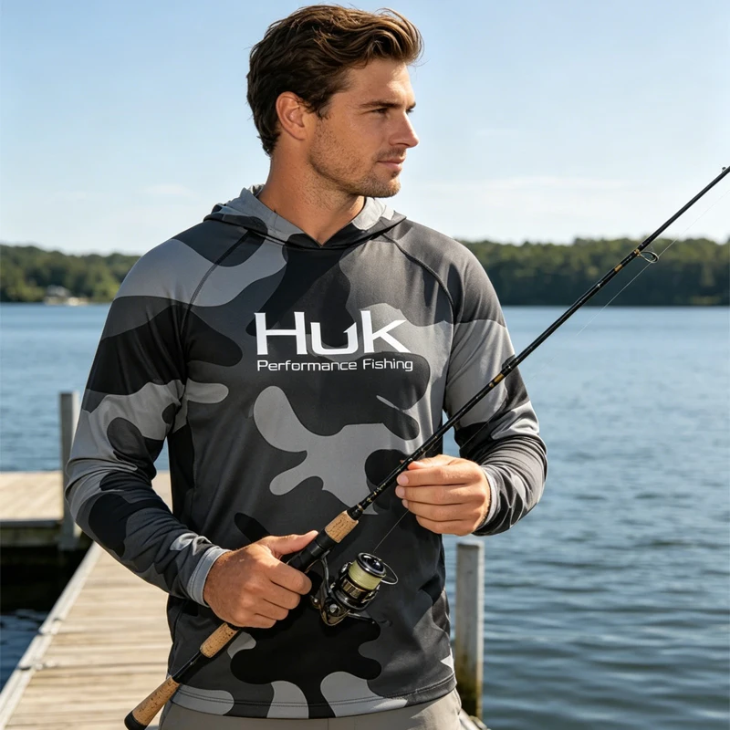 Men's Long Sleeve Fishing Hoodie Anti-UV Sun Protection Camouflage Jersey UPF 50+ for Hunting Jungle Outdoor Activities 2026
Men's Long Sleeve Fishing Hoodie Anti-UV Sun Protection Camouflage Jersey UPF 50+ for Hunting Jungle Outdoor Activities 2026