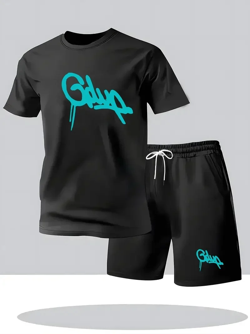 2026 Fashion New Men's Sports Shorts Short Sleeve T-shirt Style Casual Shorts Set Retro Cool Breathable and Two Piece Set
2026 Fashion New Men's Sports Shorts Short Sleeve T-shirt Style Casual Shorts Set Retro Cool Breathable and Two Piece Set