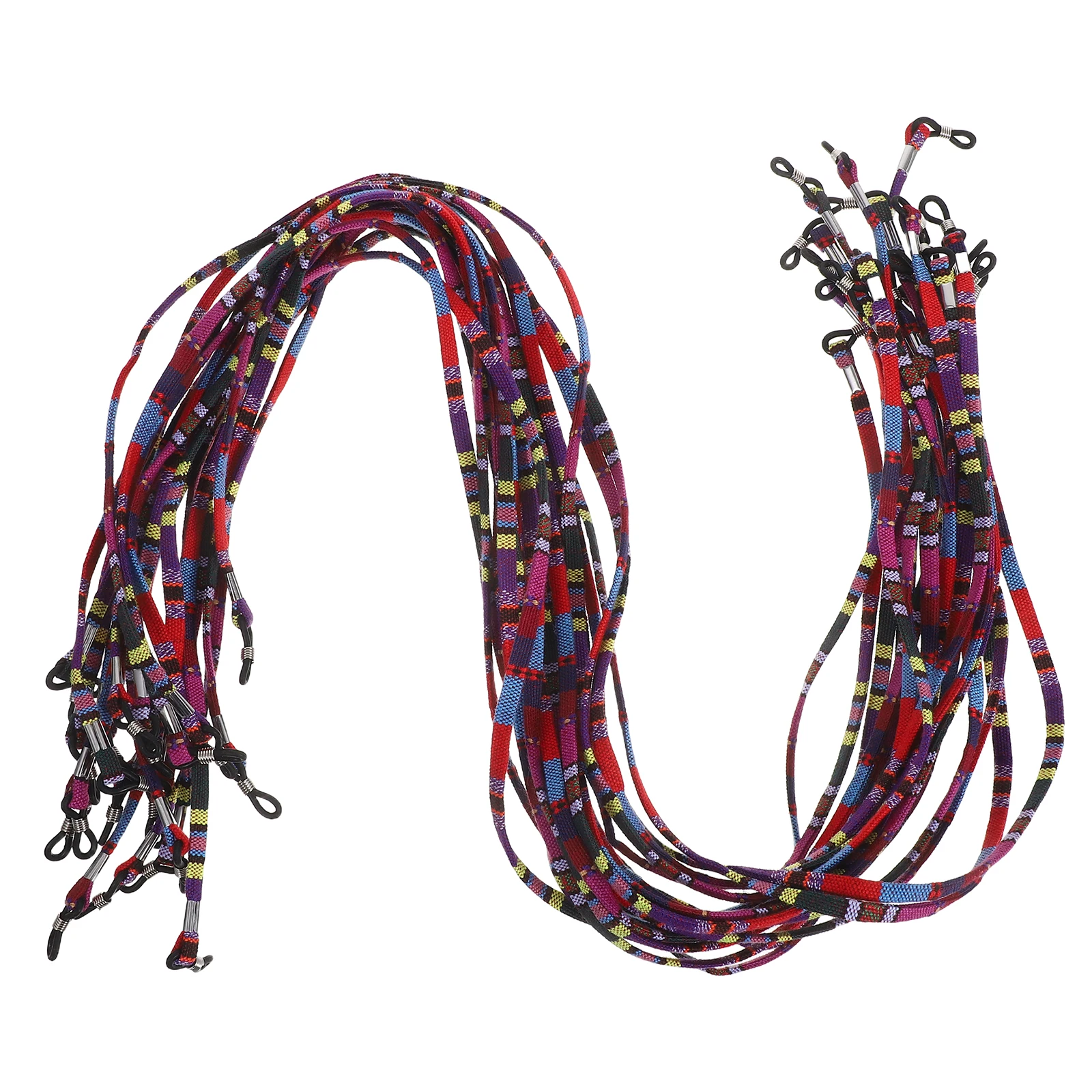 20pcs Glasses Strap Sunglasses Lanyard Colorful Lightweight Sport Retainer String Ethnic Style Eyewear Chain Neck Holder for Men
20pcs Glasses Strap Sunglasses Lanyard Colorful Lightweight Sport Retainer String Ethnic Style Eyewear Chain Neck Holder for Men