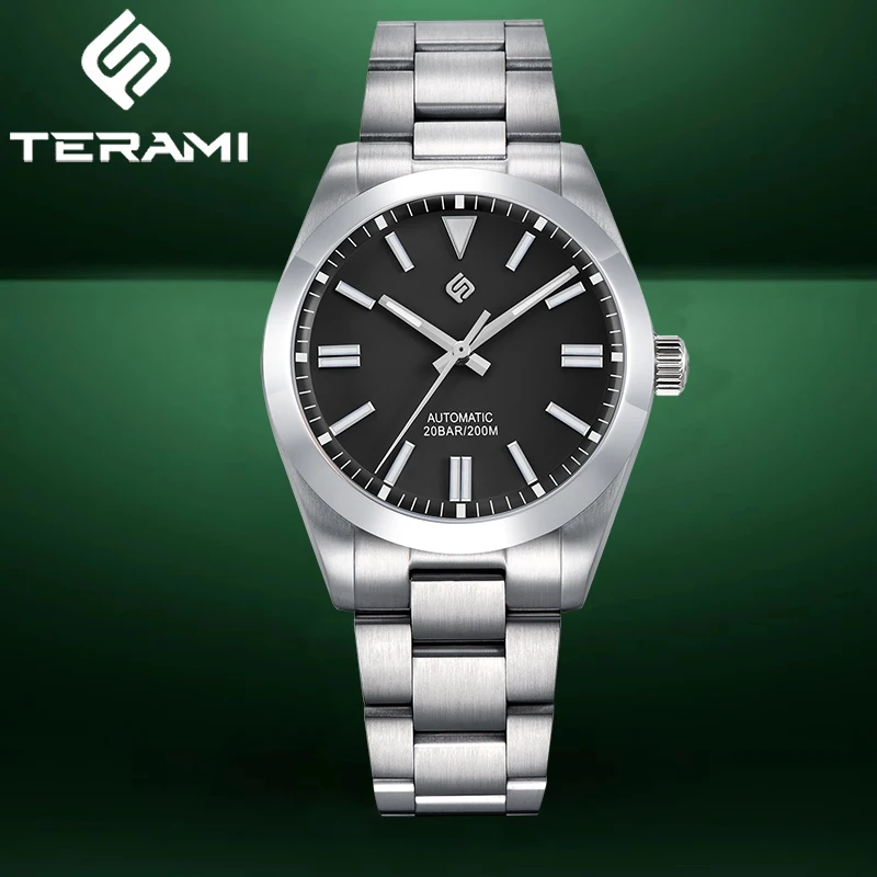 Мужские часы TERAMI Fashion Luxury, механические, с автоматическим механизмом NH35, повседневные, из нержавеющей стали 316L, водонепроницаемые, с люминесцентным покрытием.
Мужские часы TERAMI Fashion Luxury, механические, с автоматическим механизмом NH35, повседневные, из нержавеющей стали 316L, водонепроницаемые, с люминесцентным покрытием.