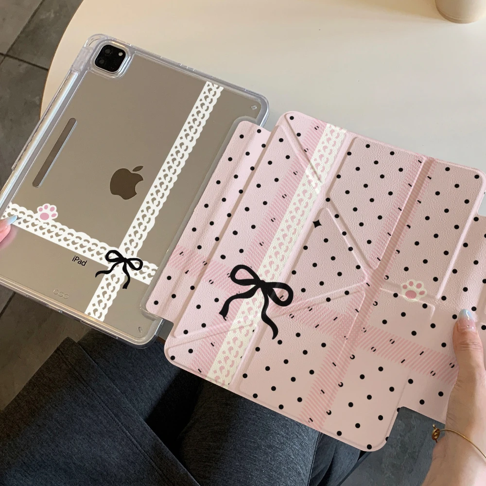 Pink Polka Dot Lace Tablet Case For iPad Pro 11 12.9 13 M2 M4 M3 M5 Shell 8.3 9.7 10.2 5/6/7/8/9/10/11th Air 1 2 3 4 5 6 7 Cover
Pink Polka Dot Lace Tablet Case For iPad Pro 11 12.9 13 M2 M4 M3 M5 Shell 8.3 9.7 10.2 5/6/7/8/9/10/11th Air 1 2 3 4 5 6 7 Cover