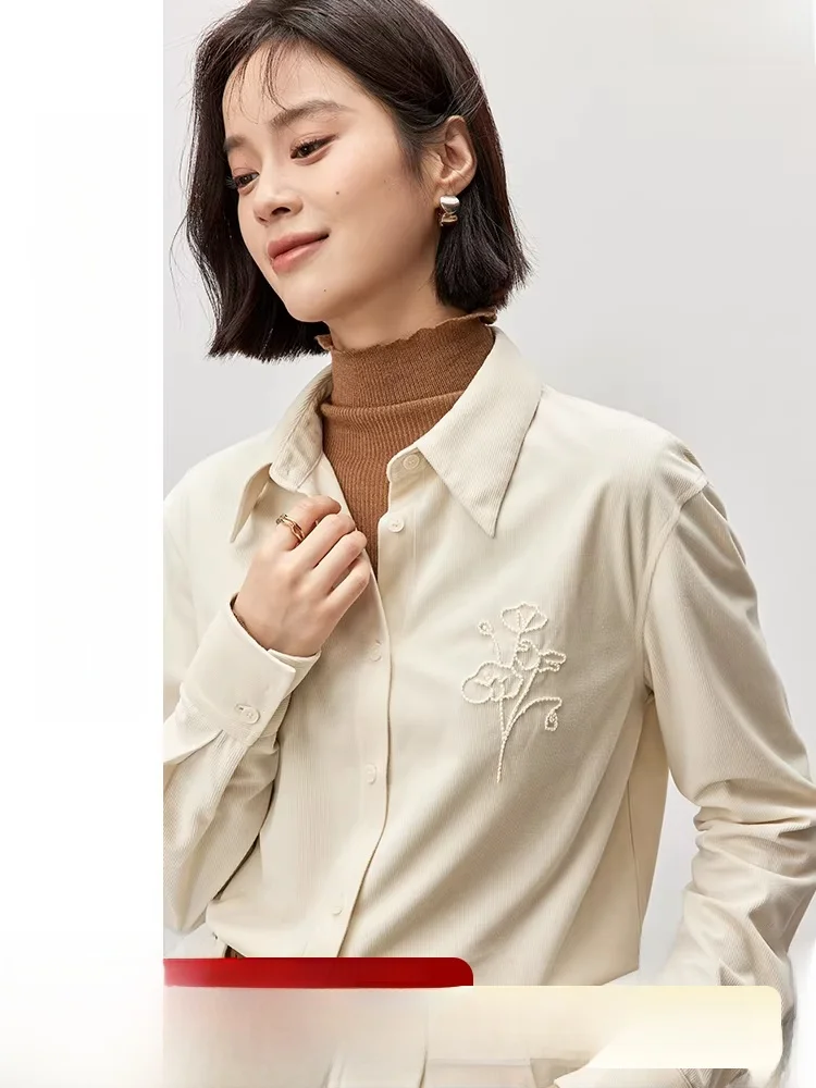 Commute Sle Long Sve Embroidered Corduroy Loose Top for Women Winter New Arrival Ele Fluffy Polyester irt
Commute Sle Long Sve Embroidered Corduroy Loose Top for Women Winter New Arrival Ele Fluffy Polyester irt