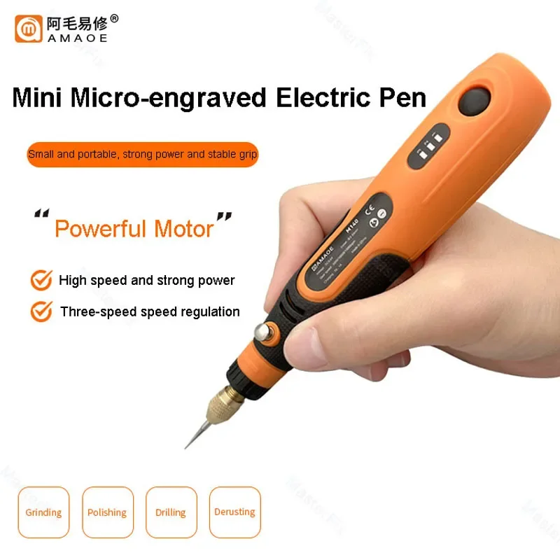 AMAOE M140 Smart Electric Sharpening Mini Handheld Grinder Engraving Pen Tool Set DIY Carving Grinding Polishing Rechargeable
AMAOE M140 Smart Electric Sharpening Mini Handheld Grinder Engraving Pen Tool Set DIY Carving Grinding Polishing Rechargeable