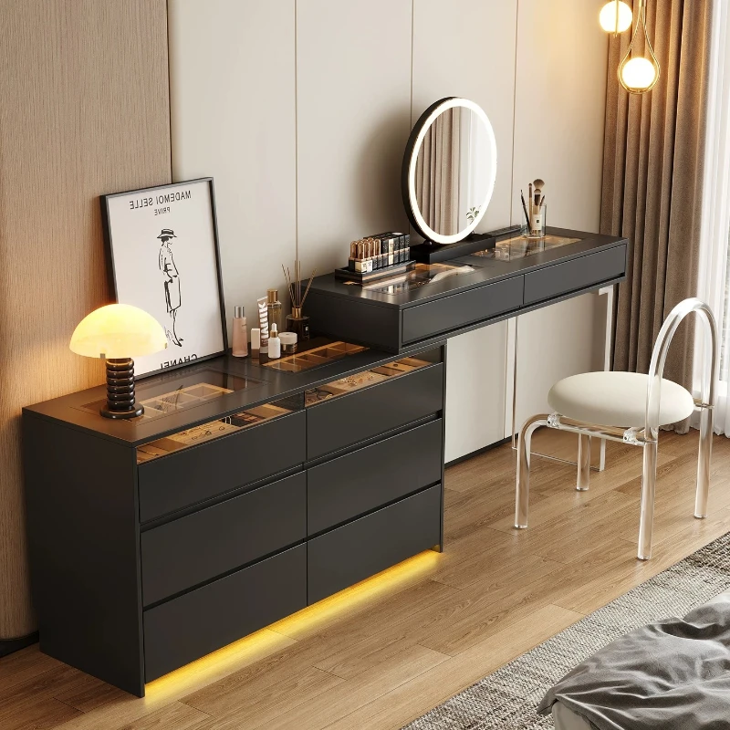 Italian Minimalist Vanity Table Chest Dresser Bedroom Jewelry 6 Drawers Dressing Table Cabinet Bedside Storage Makeup Table
Italian Minimalist Vanity Table Chest Dresser Bedroom Jewelry 6 Drawers Dressing Table Cabinet Bedside Storage Makeup Table