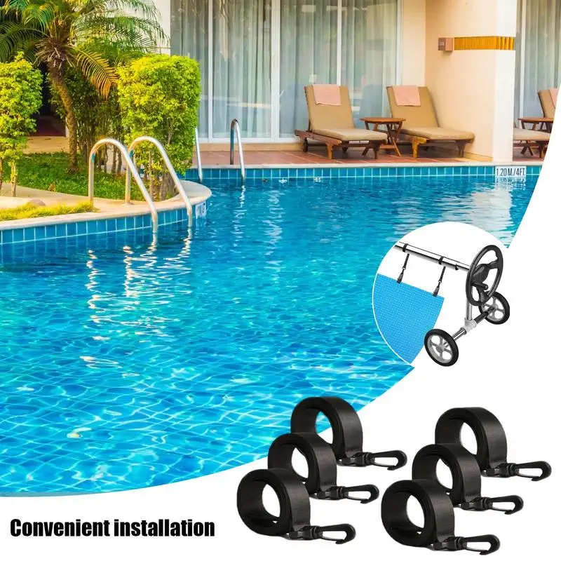 Pool Cover Straps Solar Cover Fastening Attachment Kit Easy Installation Blanket Straps Fastener For Ground Swimming Accessories
Pool Cover Straps Solar Cover Fastening Attachment Kit Easy Installation Blanket Straps Fastener For Ground Swimming Accessories